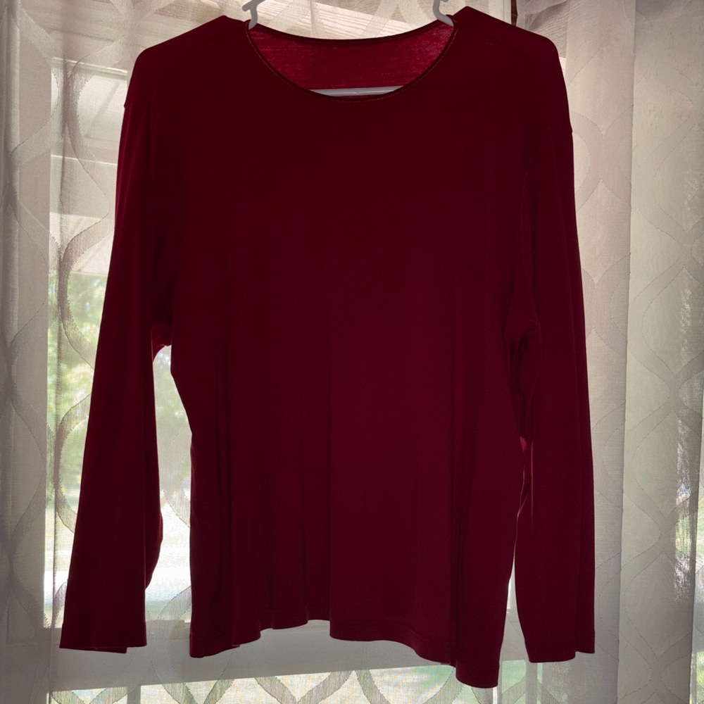 Elegant Red Women's Top